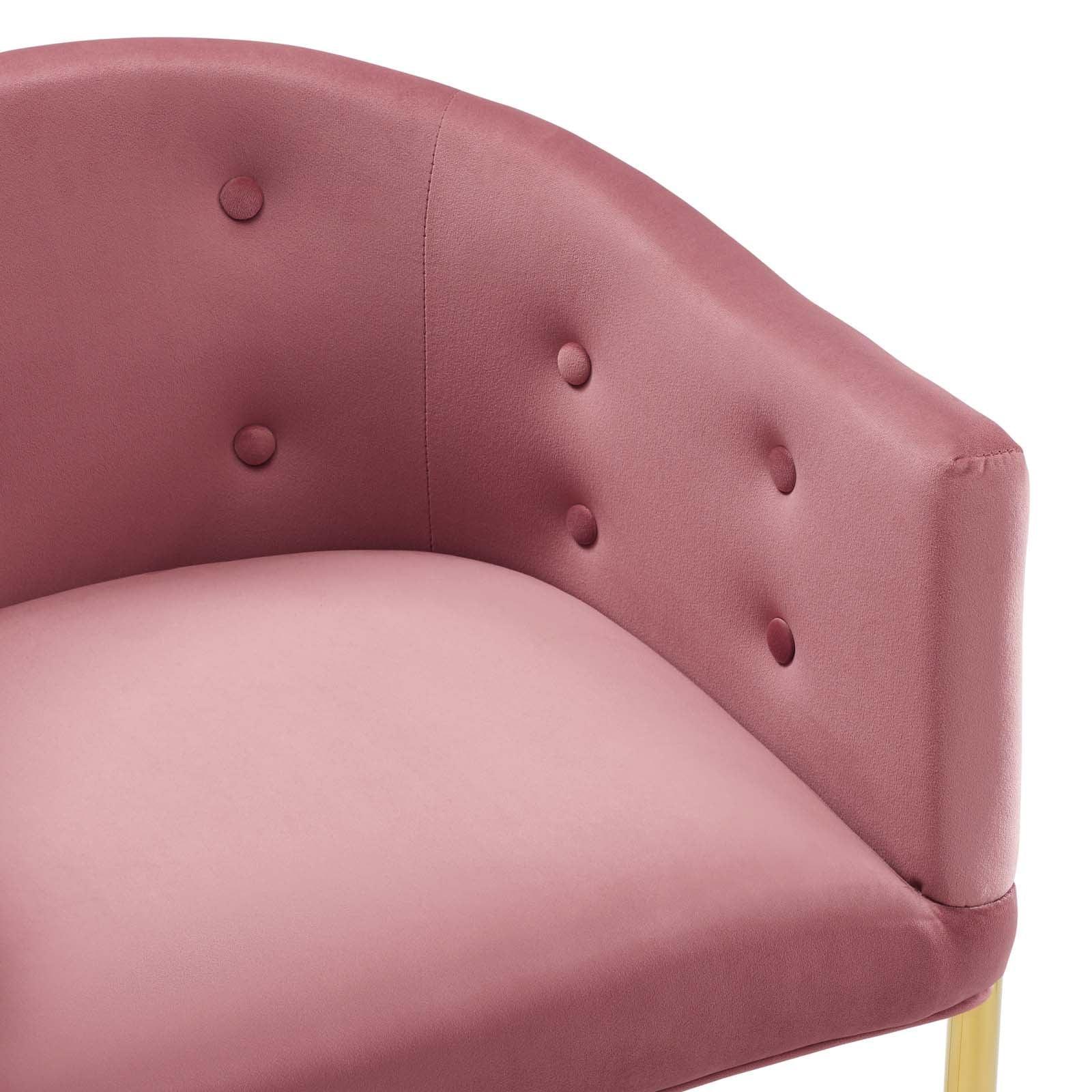 Modway Savour Tufted Performance Velvet Bar Stool FredCo