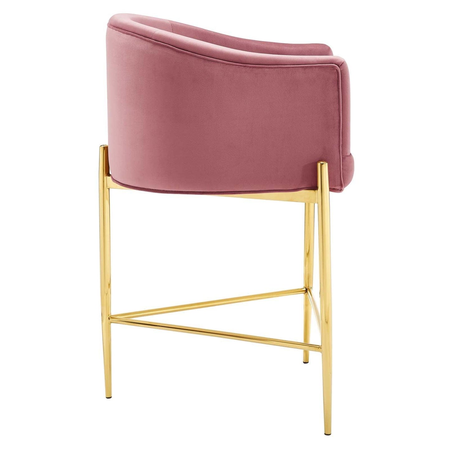 Modway Savour Tufted Performance Velvet Counter Stool Set of 2 FredCo