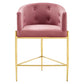 Modway Savour Tufted Performance Velvet Counter Stool Set of 2 FredCo
