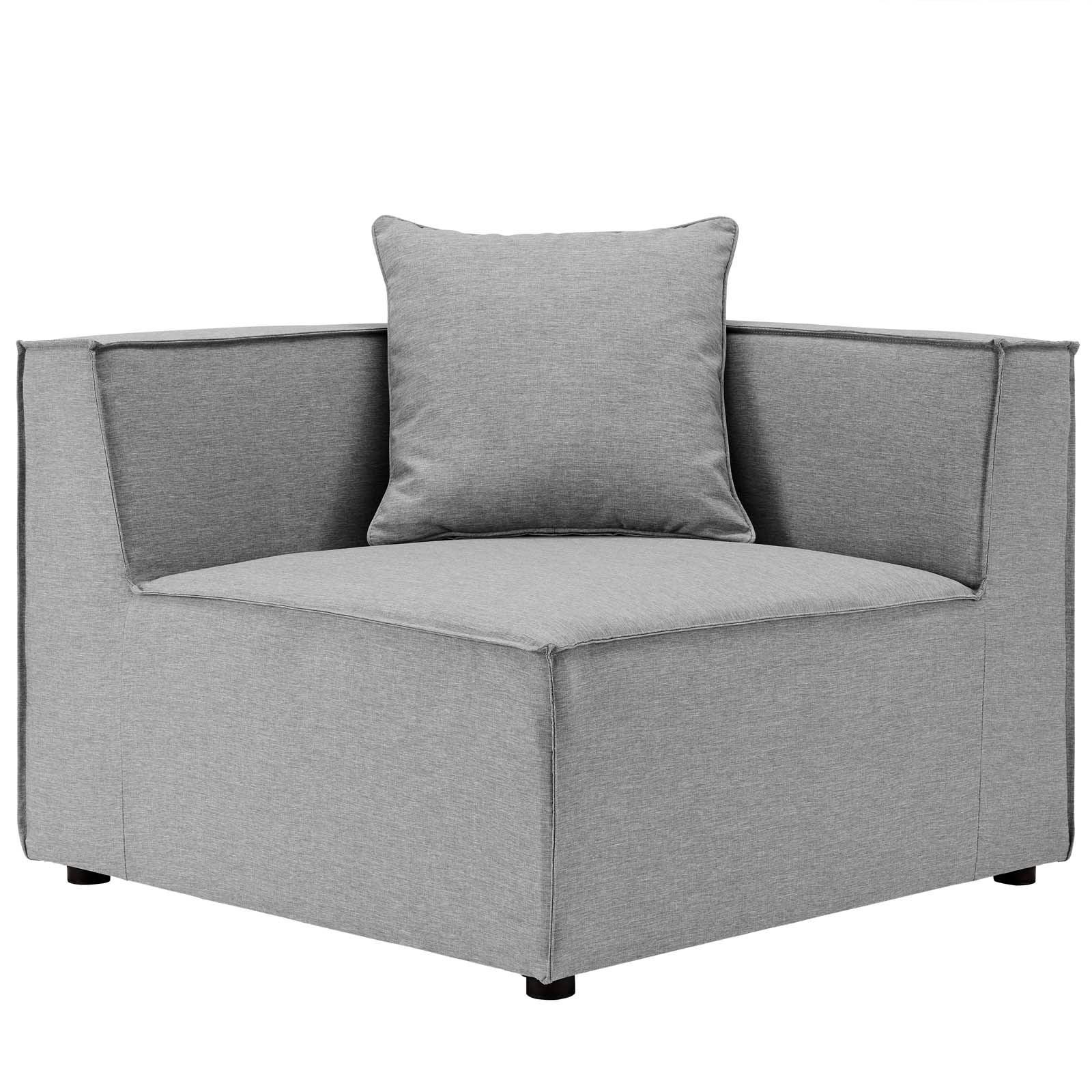 Modway Saybrook Outdoor Patio Upholstered 10-Piece Sectional Sofa FredCo