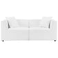 Modway Saybrook Outdoor Patio Upholstered 2-Piece Sectional Sofa Loveseat FredCo