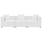 Modway Saybrook Outdoor Patio Upholstered 3-Piece Sectional Sofa FredCo