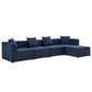 Modway Saybrook Outdoor Patio Upholstered 5-Piece Sectional Sofa FredCo
