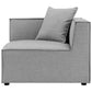 Modway Saybrook Outdoor Patio Upholstered 5-Piece Sectional Sofa FredCo