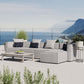 Modway Saybrook Outdoor Patio Upholstered 5-Piece Sectional Sofa FredCo