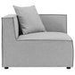 Modway Saybrook Outdoor Patio Upholstered Loveseat and Ottoman Set FredCo