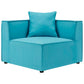 Modway Saybrook Outdoor Patio Upholstered Sectional Sofa Corner Chair FredCo
