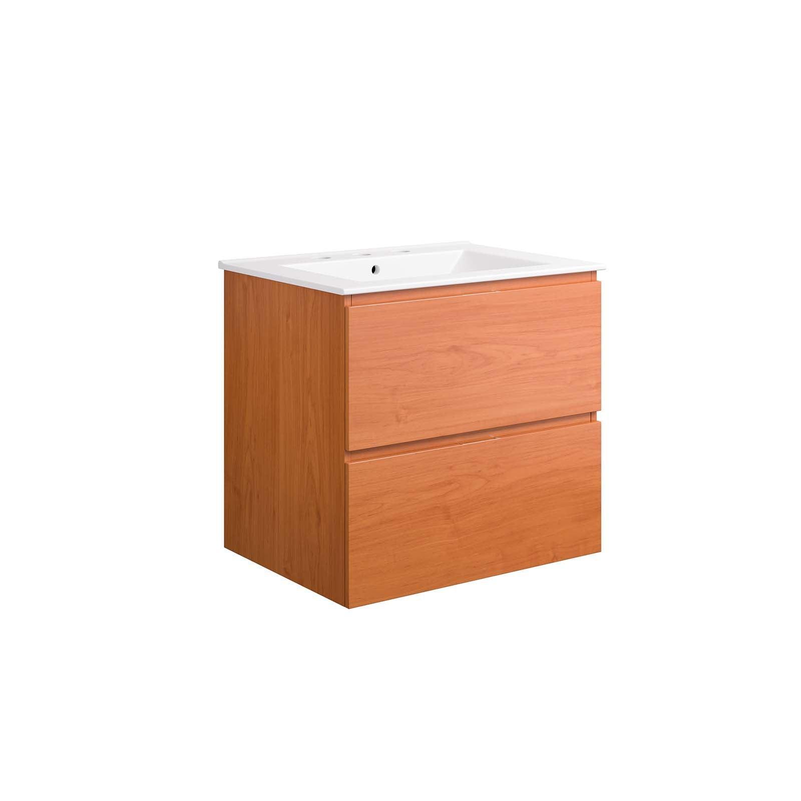 Modway Scenic 24" Wall-Mount Bathroom Vanity FredCo