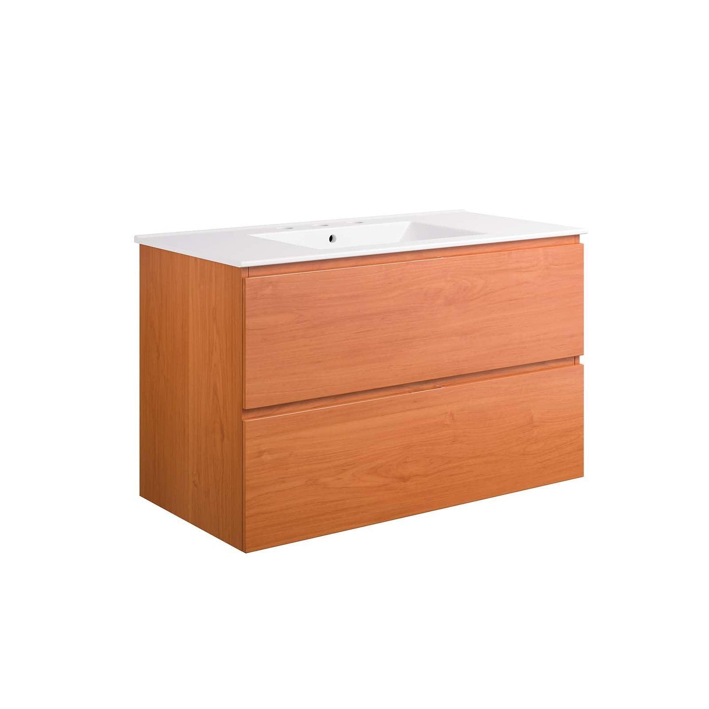 Modway Scenic 36" Wall-Mount Bathroom Vanity FredCo