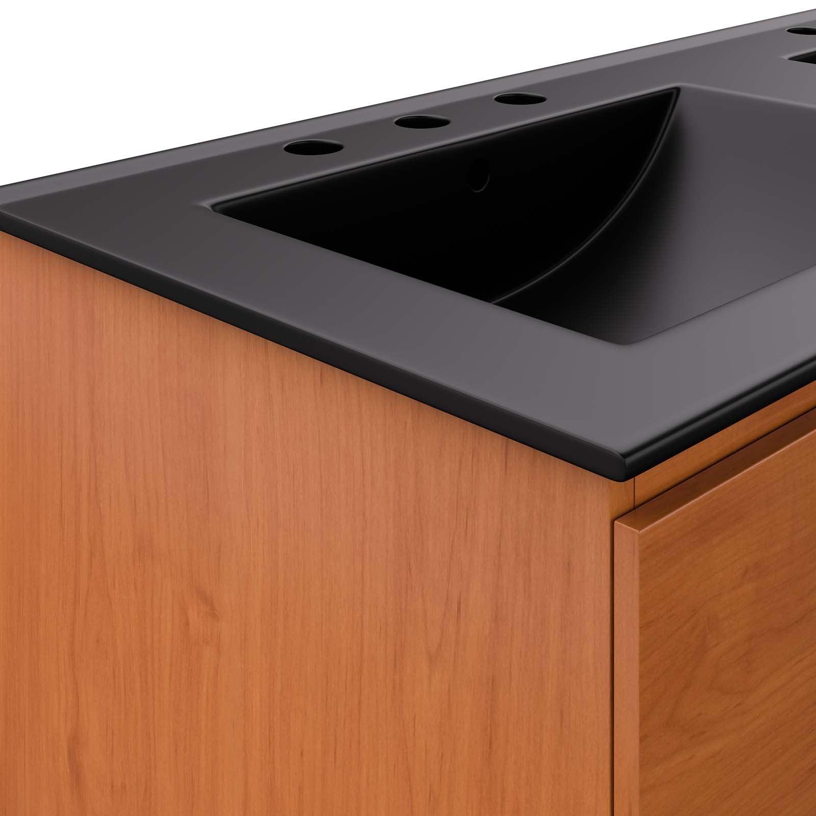 Modway Scenic 48" Double Wall-Mount Bathroom Vanity FredCo