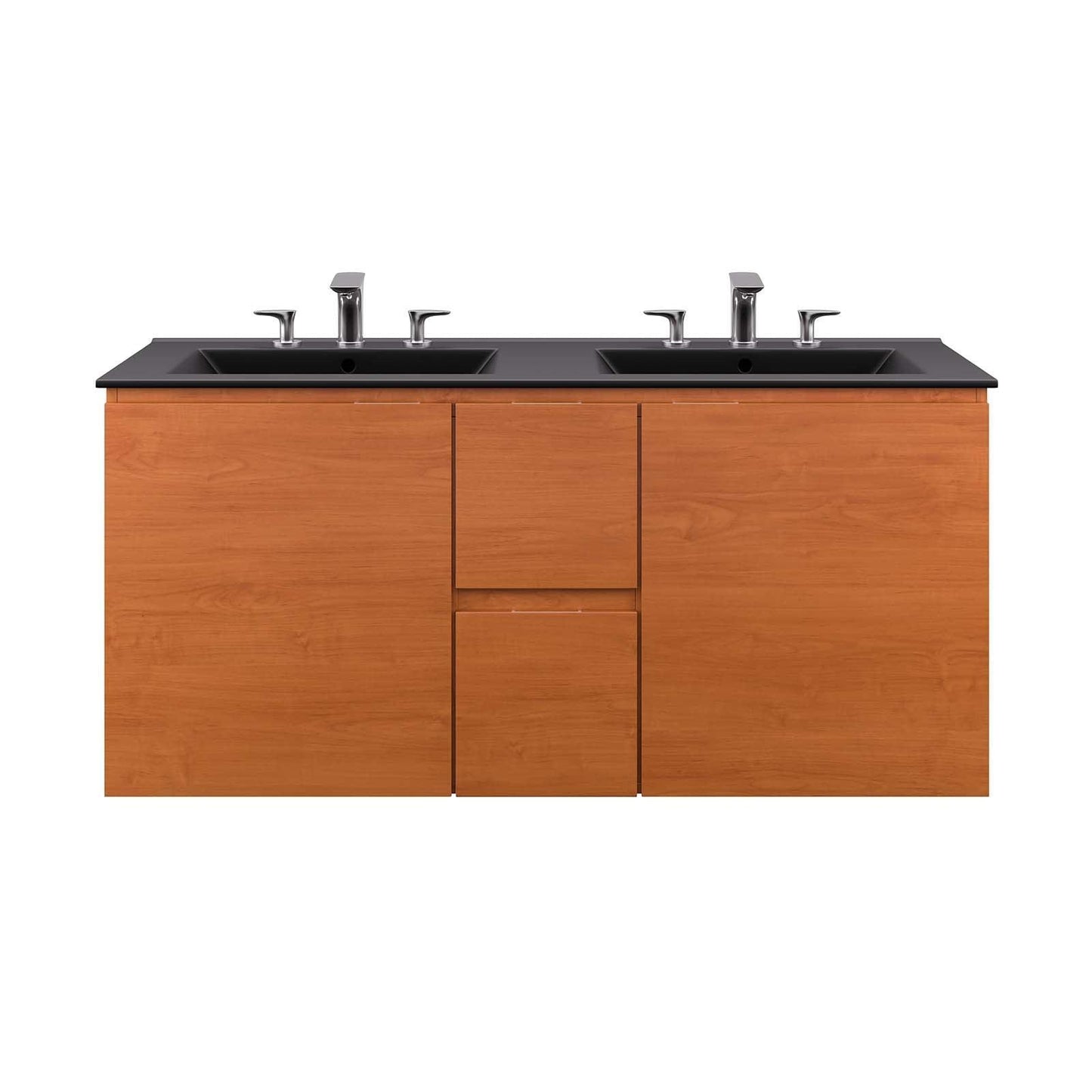 Modway Scenic 48" Double Wall-Mount Bathroom Vanity FredCo