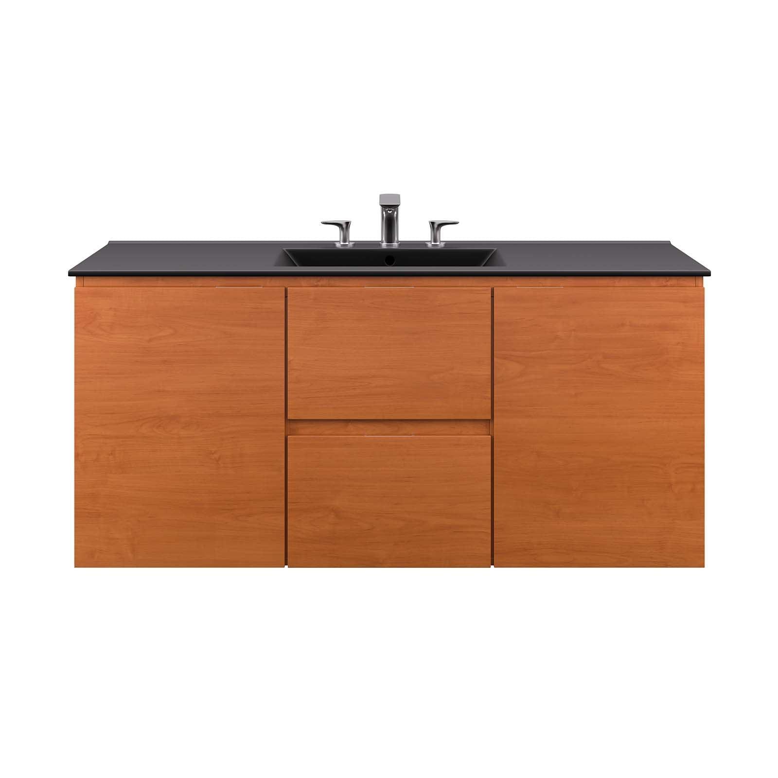 Modway Scenic 48" Wall-Mount Bathroom Vanity FredCo