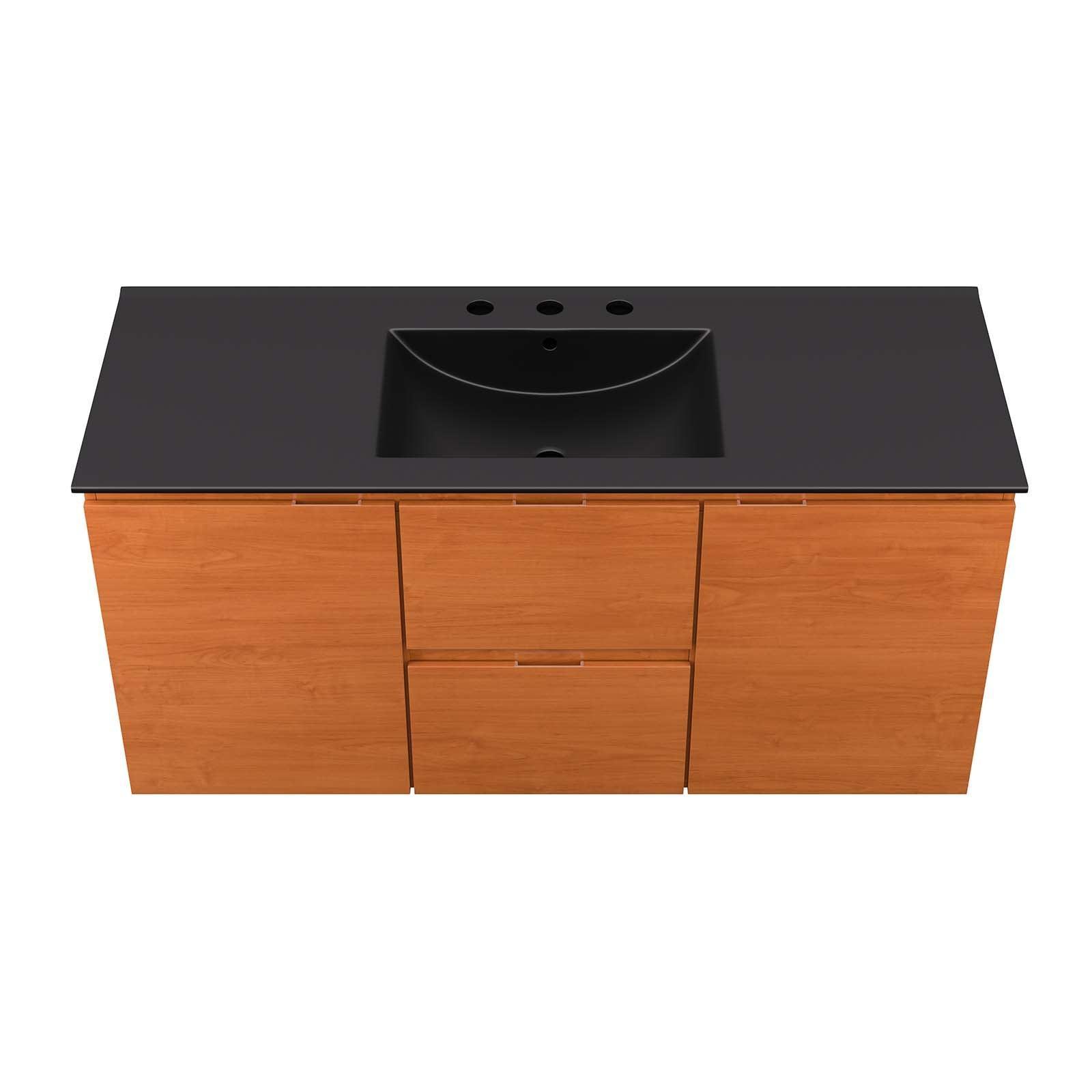 Modway Scenic 48" Wall-Mount Bathroom Vanity FredCo