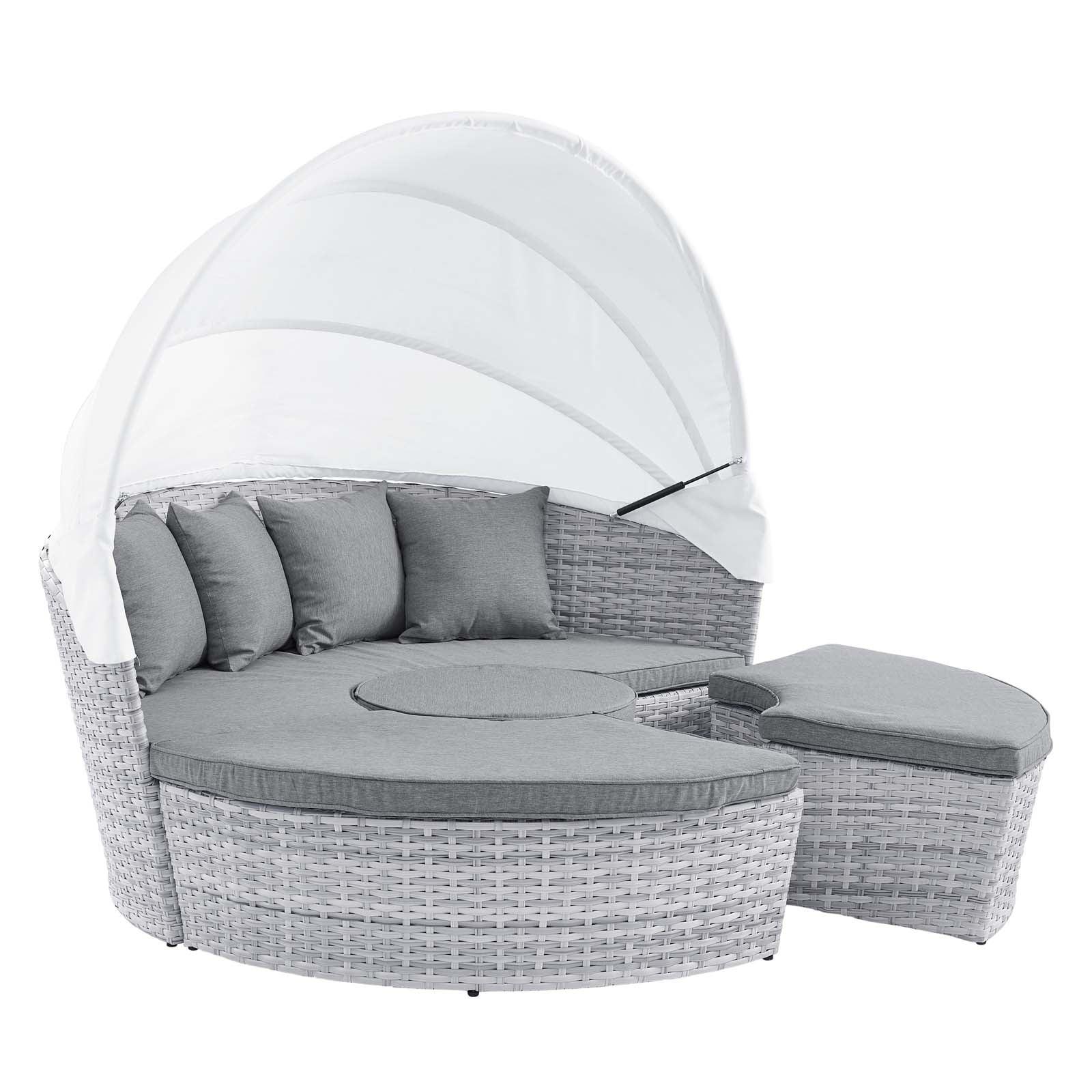 Modway Scottsdale Canopy Outdoor Patio Daybed FredCo