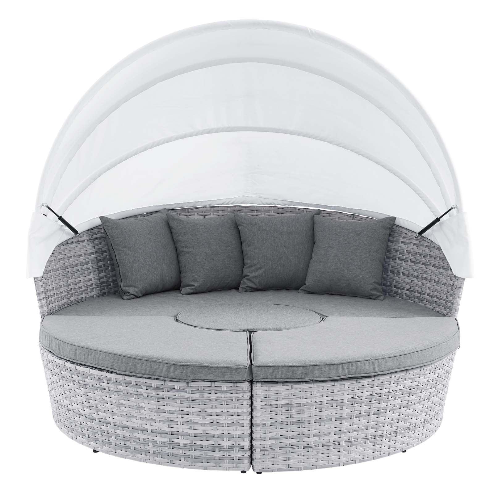 Modway Scottsdale Canopy Outdoor Patio Daybed FredCo