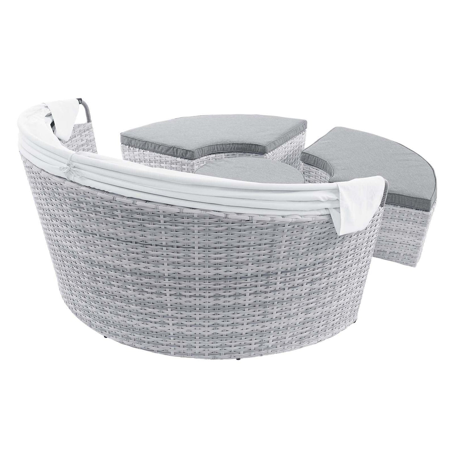 Modway Scottsdale Canopy Outdoor Patio Daybed FredCo
