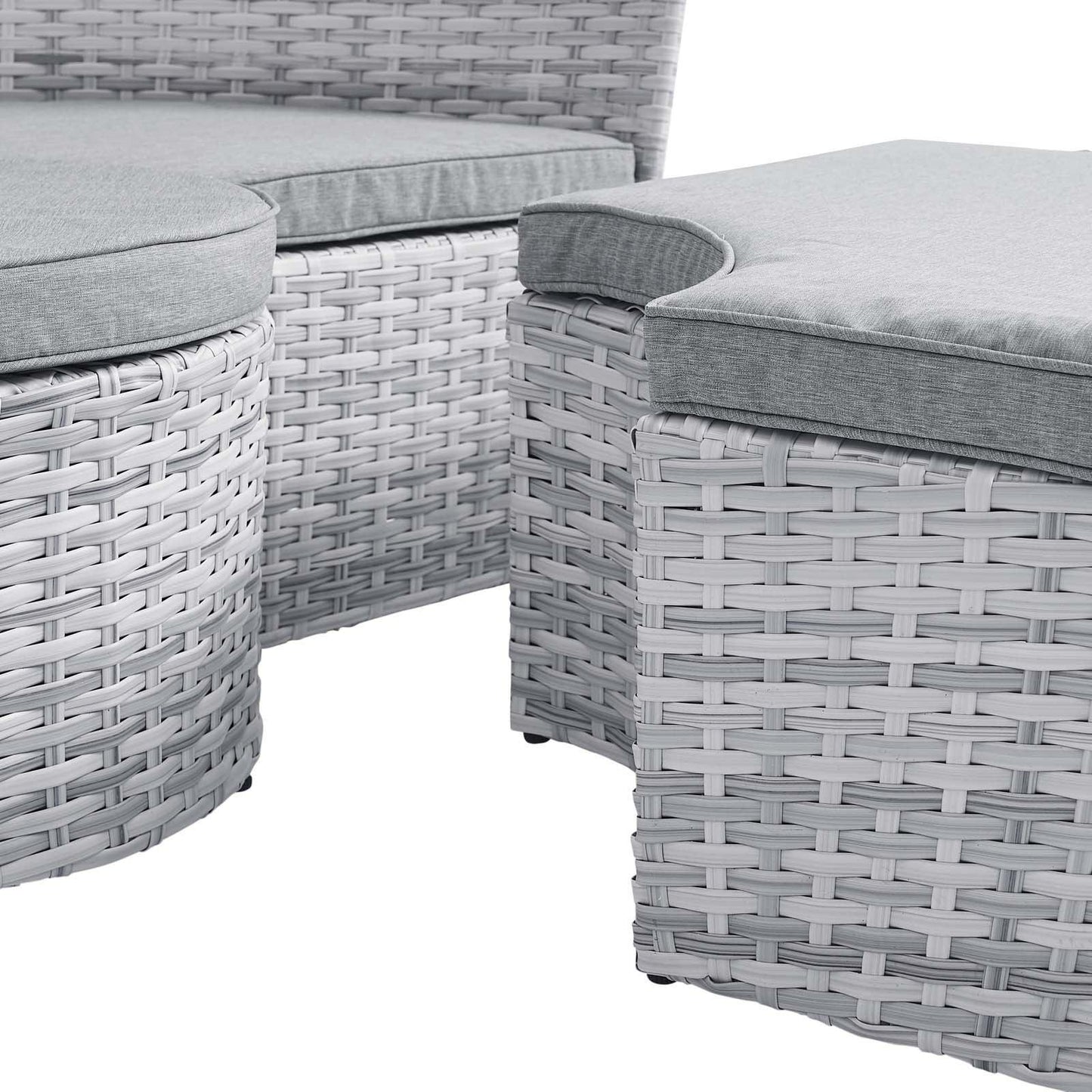 Modway Scottsdale Canopy Outdoor Patio Daybed FredCo
