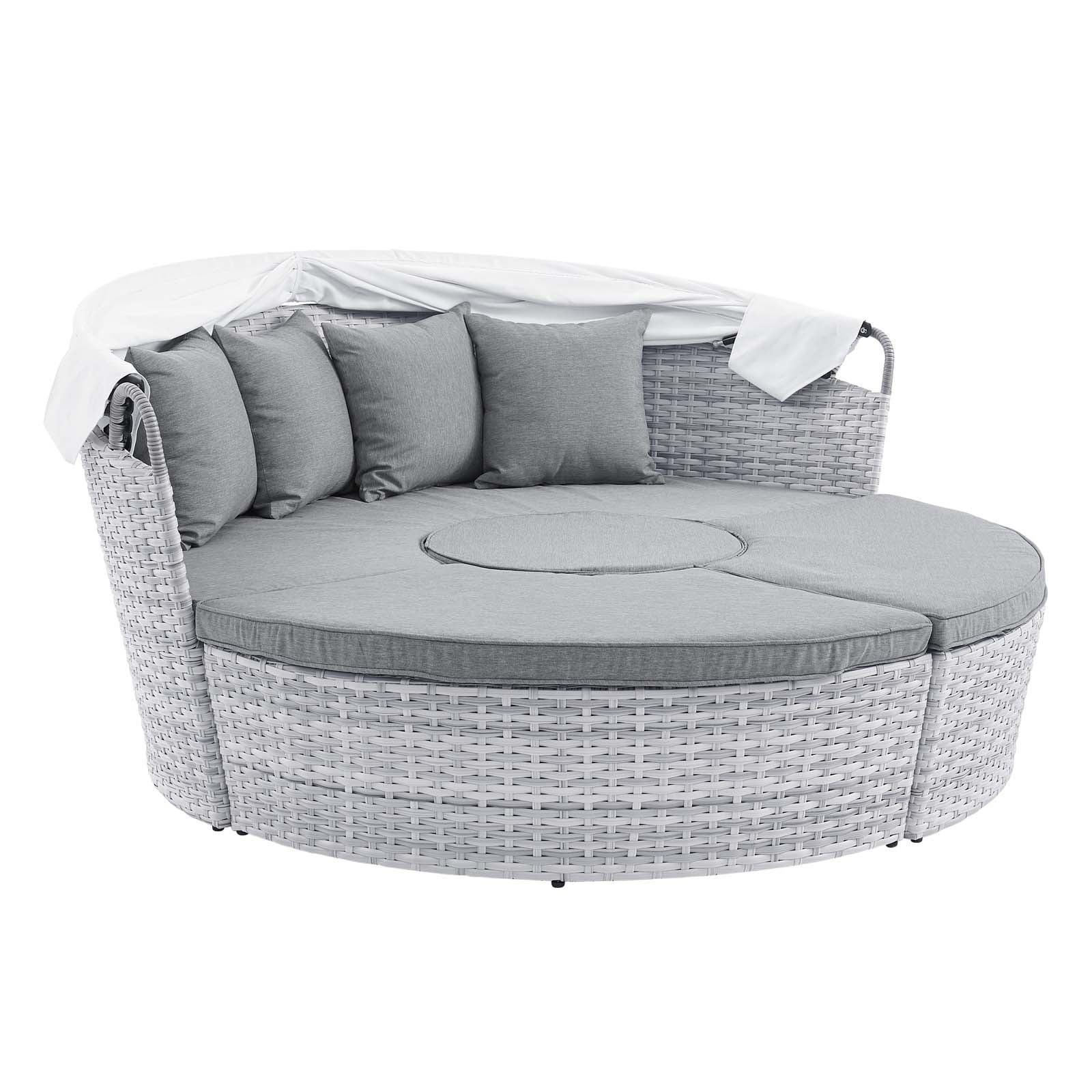 Modway Scottsdale Canopy Outdoor Patio Daybed FredCo