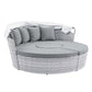 Modway Scottsdale Canopy Outdoor Patio Daybed FredCo