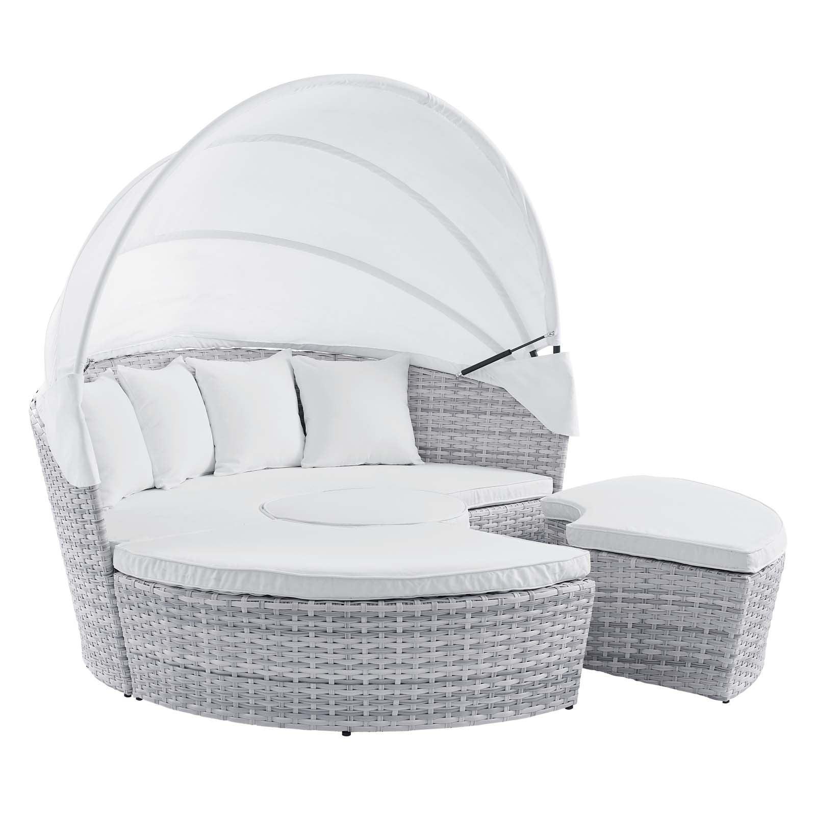 Modway Scottsdale Canopy Sunbrella® Outdoor Patio Daybed FredCo