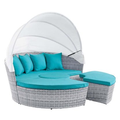 Modway Scottsdale Canopy Sunbrella® Outdoor Patio Daybed FredCo