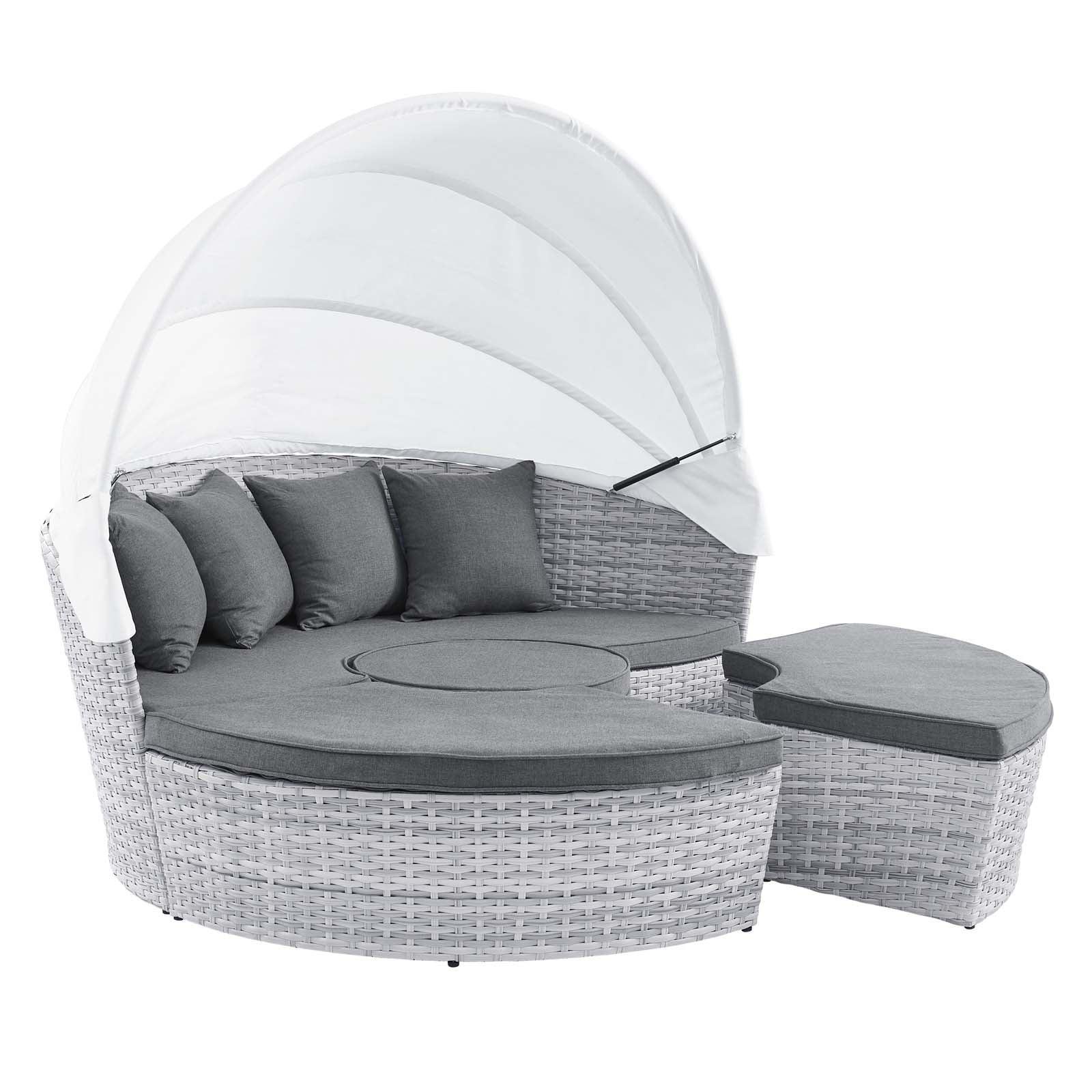 Modway Scottsdale Canopy Sunbrella® Outdoor Patio Daybed FredCo