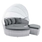 Modway Scottsdale Canopy Sunbrella® Outdoor Patio Daybed FredCo