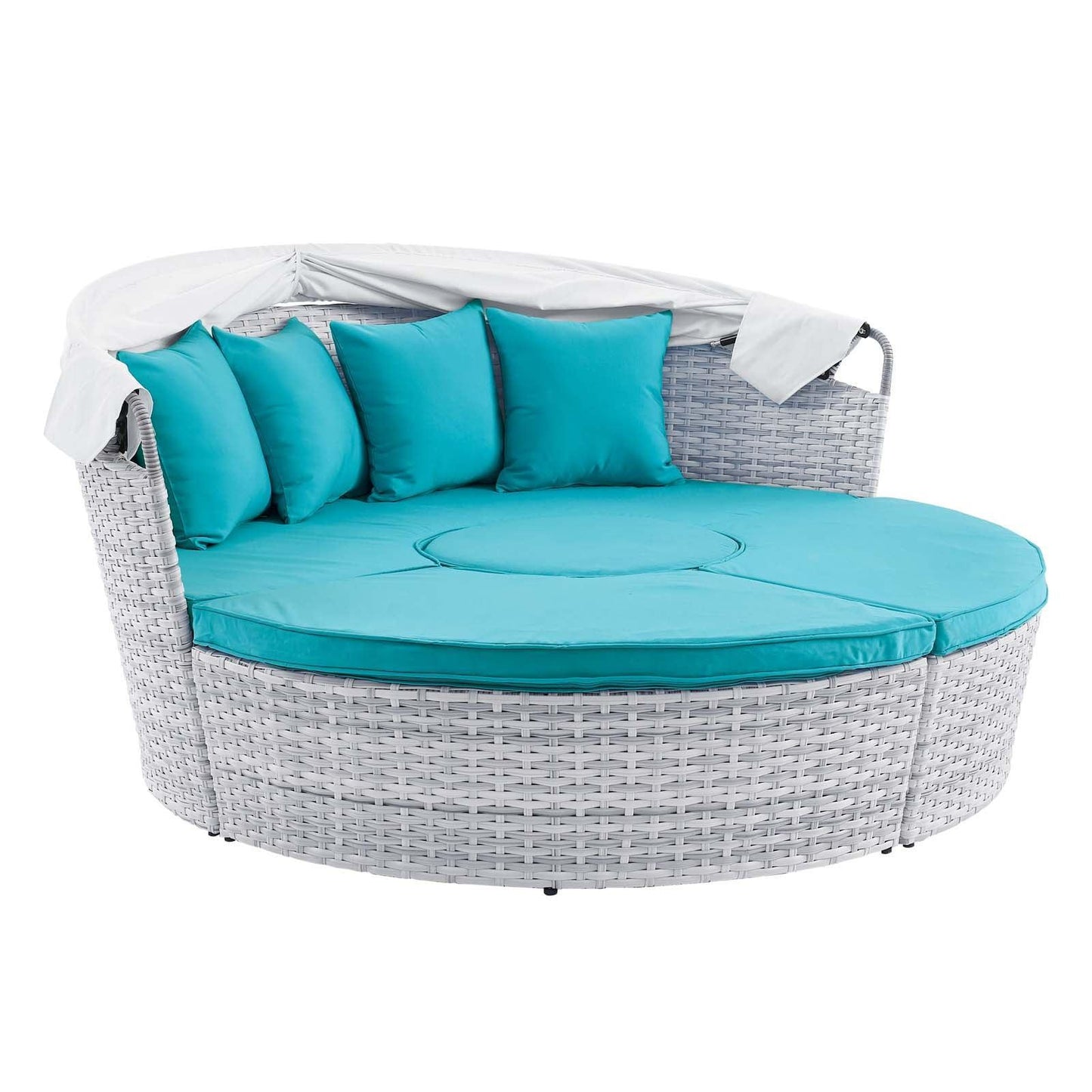Modway Scottsdale Canopy Sunbrella® Outdoor Patio Daybed FredCo
