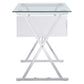 Modway Sector 56" Glass Top Glass Office Desk FredCo