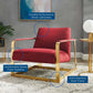 Modway Seg Performance Velvet Accent Chair FredCo