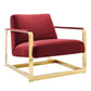 Modway Seg Performance Velvet Accent Chair FredCo
