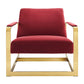 Modway Seg Performance Velvet Accent Chair FredCo