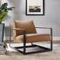 Modway Seg Vegan Leather Accent Chair FredCo