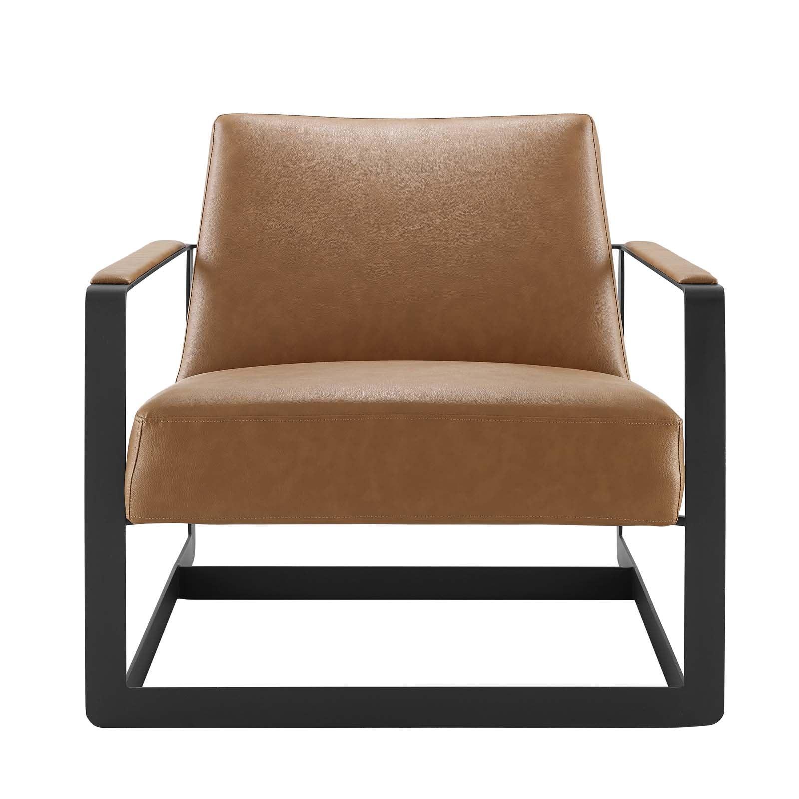 Modway Seg Vegan Leather Accent Chair FredCo