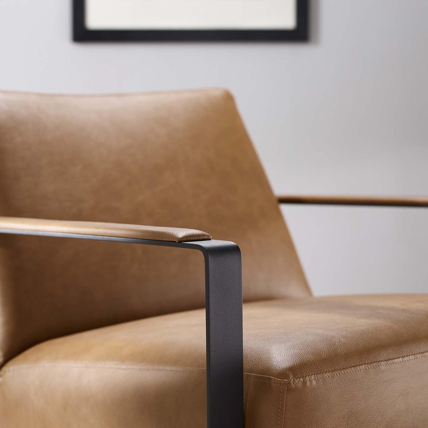 Modway Seg Vegan Leather Accent Chair FredCo