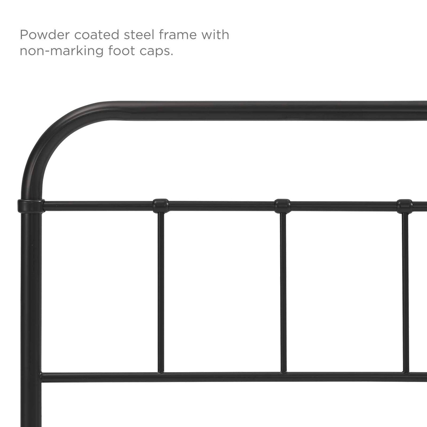 Modway Serena King Steel Headboard FredCo