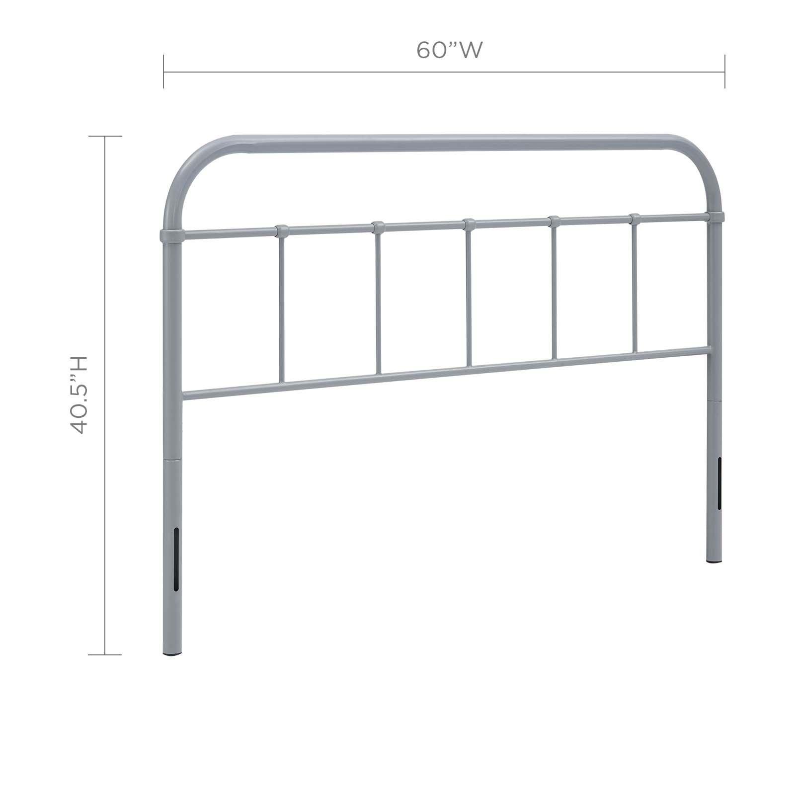 Modway Serena Queen Steel Headboard FredCo