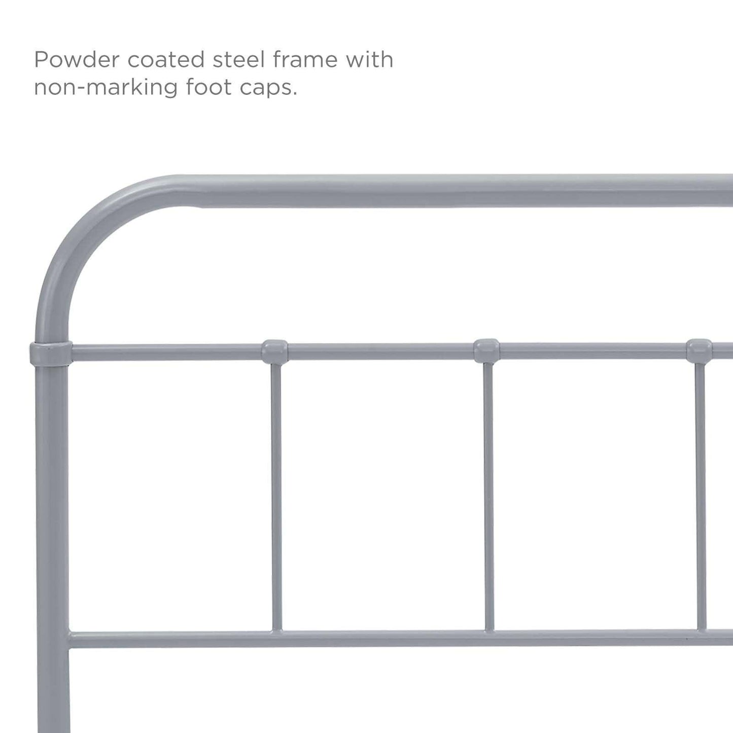 Modway Serena Queen Steel Headboard FredCo