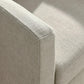 Modway Serene Linen Slipcovered Swivel Armchair FredCo