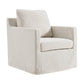 Modway Serene Linen Slipcovered Swivel Armchair FredCo