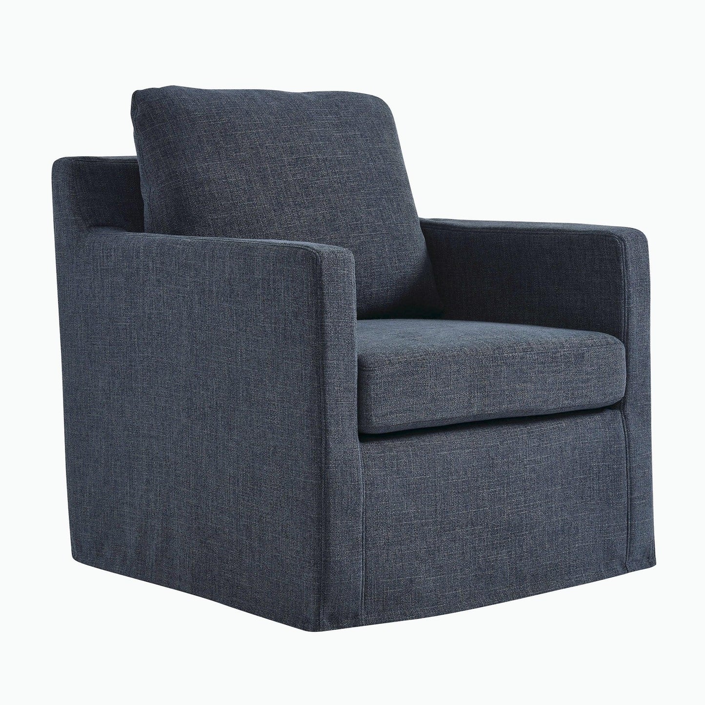 Modway Serene Linen Slipcovered Swivel Armchair FredCo