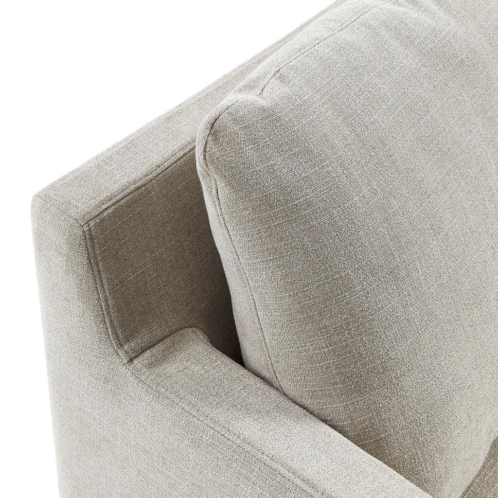 Modway Serene Linen Slipcovered Swivel Armchair FredCo