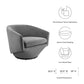 Modway Series Performance Velvet Fabric Swivel Chair FredCo