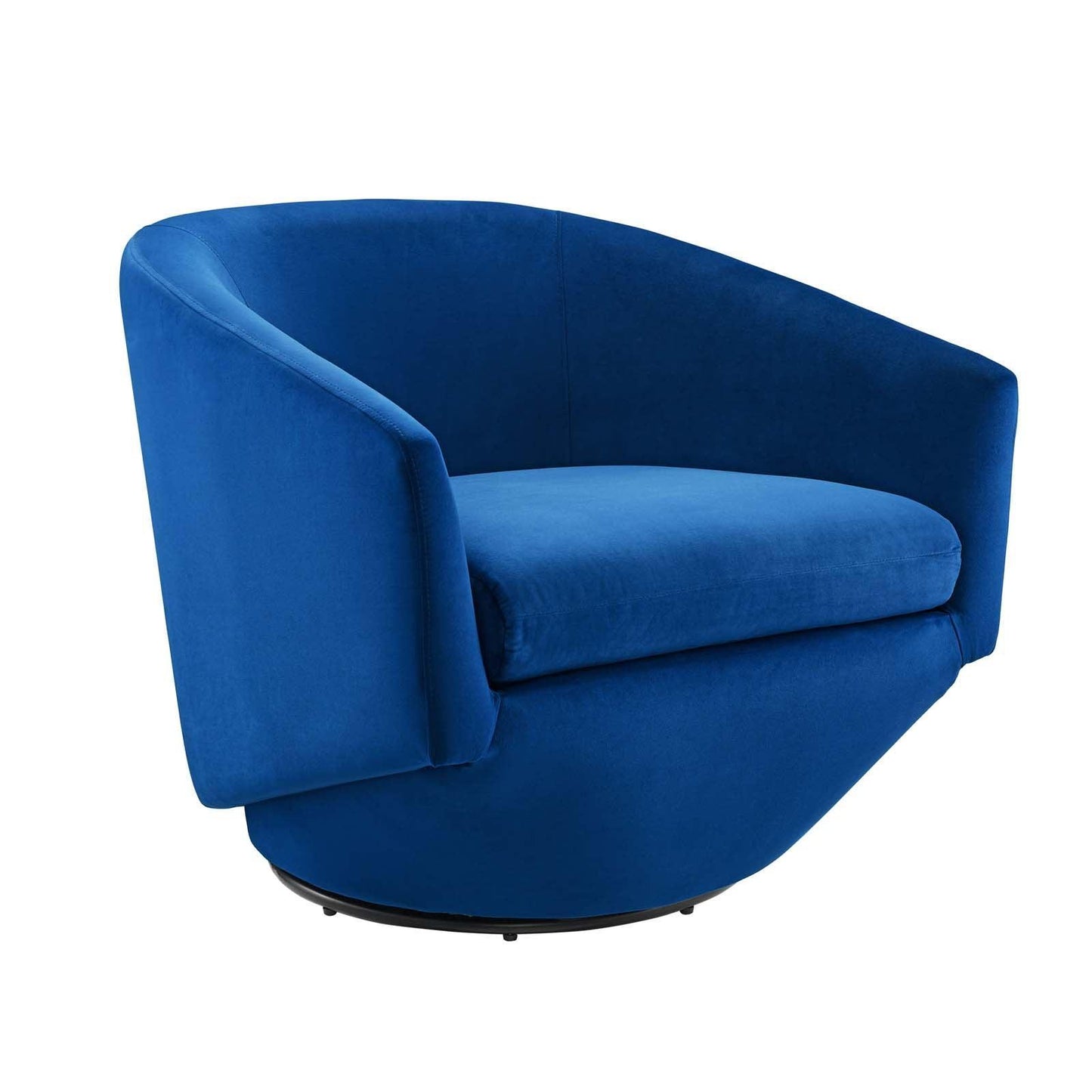 Modway Series Performance Velvet Fabric Swivel Chair FredCo
