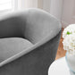Modway Series Performance Velvet Fabric Swivel Chair FredCo