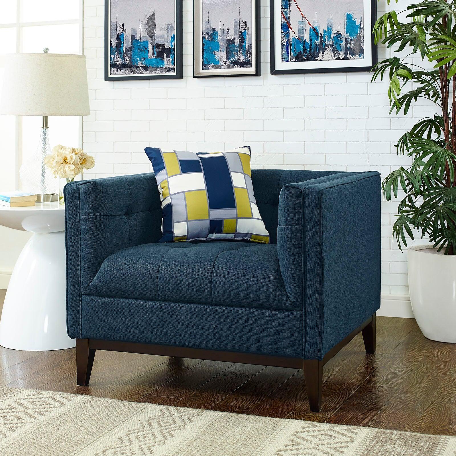 Modway Serve Upholstered Fabric Armchair FredCo