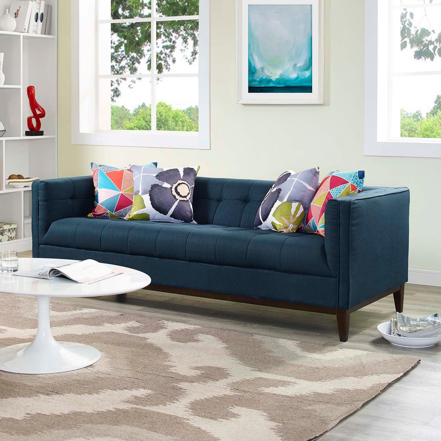 Modway Serve Upholstered Fabric Sofa FredCo