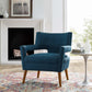 Modway Sheer Upholstered Fabric Armchair FredCo