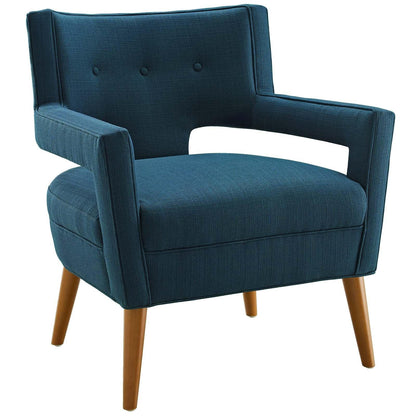 Modway Sheer Upholstered Fabric Armchair FredCo