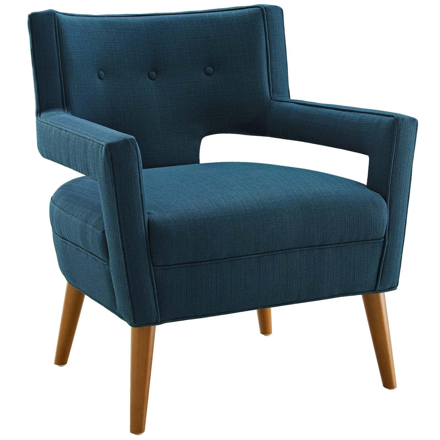 Modway Sheer Upholstered Fabric Armchair Set of 2 FredCo